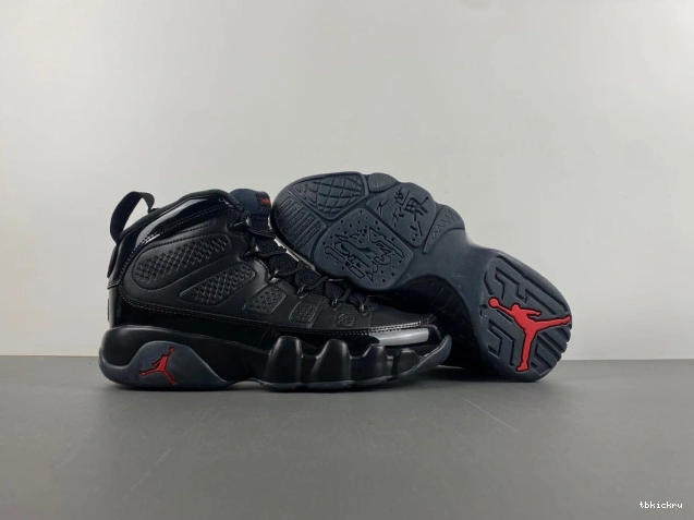 Cheap TBK Jordan 9 Air 302370-014 Bred Retro Patent 0713